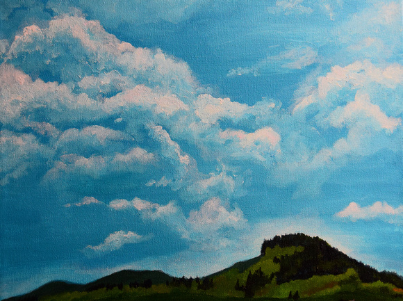 SOLD! Clouds on Noe Rd, CO Available as a print only.